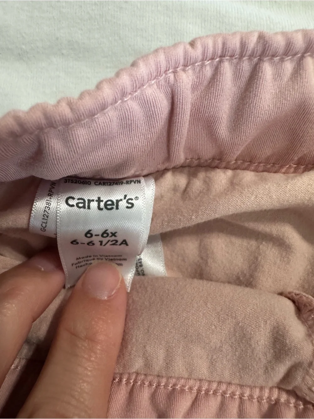 Carter's Light Pink Girls Top and Skirt Set